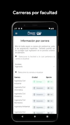 Admisión UV android App screenshot 7